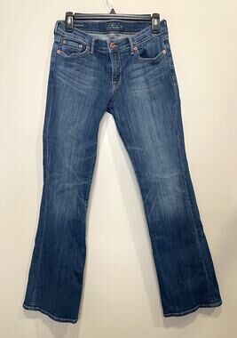 Lucky Brand Women's Sweet N Low Boot Denim Blue Jeans Size 27